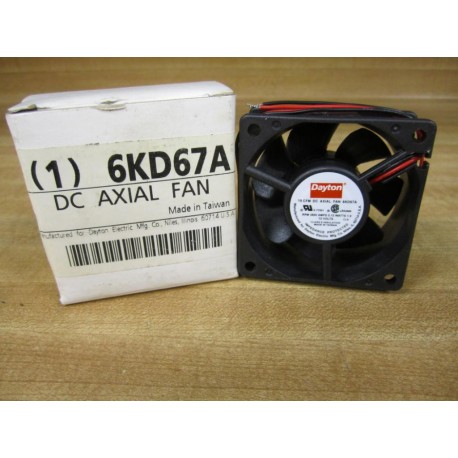 Dayton 6KD67A DC Axial Fan