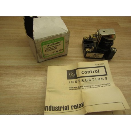 General Electric CR120E01002 Relay