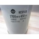 Hitachi HCGFAR Capacitor 2700 MFD,450VDC - Used