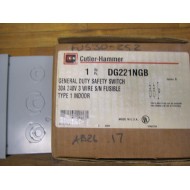 Cutler Hammer DG221NGB Eaton Fusible Safety Switch 5.5" x 11" x 7"