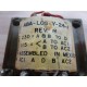 Part ABA-LOS-Y-24-1 Transformer ABA-L0S-Y-24-1 - Used