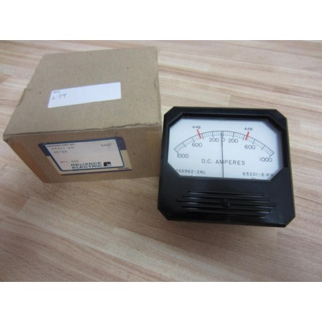 Reliance 65201-6A DC Amp Meter 65201-6WW