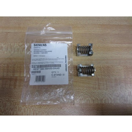 Siemens 6ES7-390-5BA00-0AA0 Terminal Element 6ES73905BA000AA0 (Pack of 2)