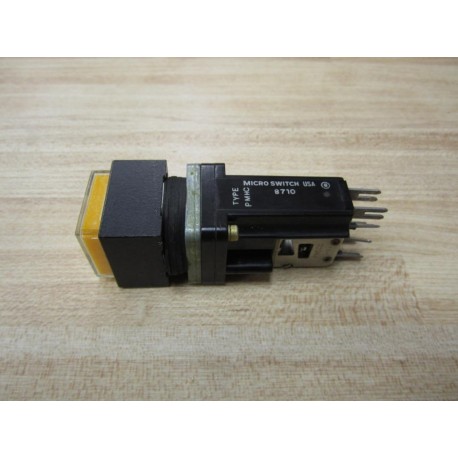 Micro Switch PMHC Honeywell Push Button Switch PMHC-8710 - Used