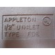 Appleton FDE 12 Unilet 12" - New No Box