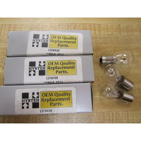 Hyster 1376438 Bulb SP14 HY Pack Of 3