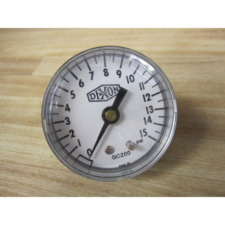 Dixon GC200 015 PSI Gauge - New No Box