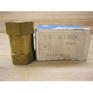 Imperial Eastman 81C 08X08 Brass Check Valve 12" X 12" With Float