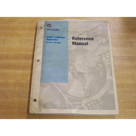 Allen Bradley 1746-BAS Basic Language Reference Manual - Used