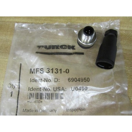 Turck MFS 3131-0 6904950 Connector MFS 31310