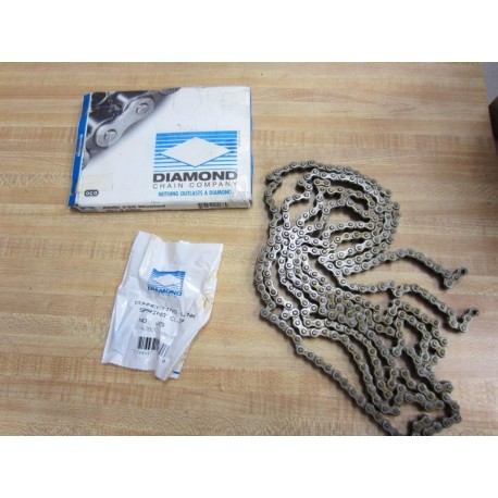 Diamond Chain Company ANSI 35 X-1282-010 Riveted Chain 10'3.06M