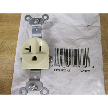 General Electric GE4103-2 Single Receptacle GE41032