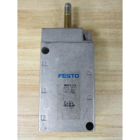 Festo MFH-5-14 Solenoid Valve 6211 24-120 PSI - New No Box