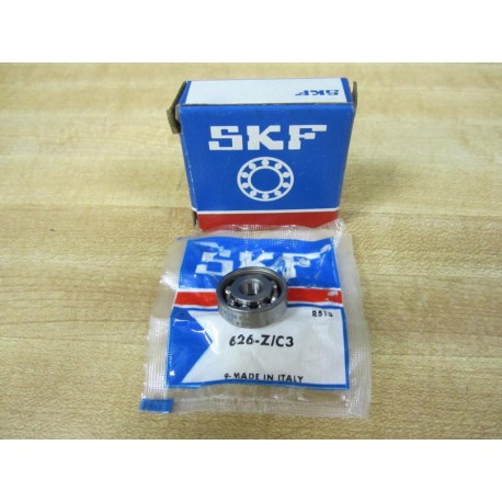 SKF 626-ZC3 Single Row Deep Groove Ball Bearing 626ZC3