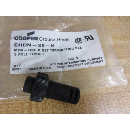 Cooper CHDN-SE-N Mini-Line D Net Connector