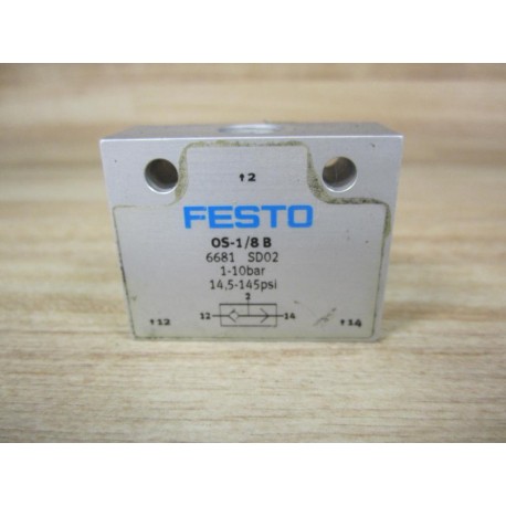 Festo OS-18B 6681 Valve OS18B - Used