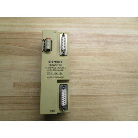Siemens 6ES5 316-8MA11 Interface Module 6ES53168MA11 - Used