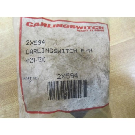 Carling Switch HM254-73XG Toggle Switch 2X594