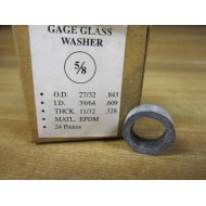 58 Gage Glass Washer 2732" OD x 3964" ID x 1132" W (Pack of 24)