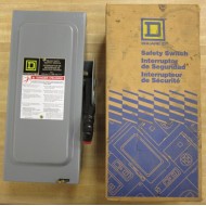Square D H361 30 Amp Fusible Safety Switch 3P, 30A, 600V Series F05
