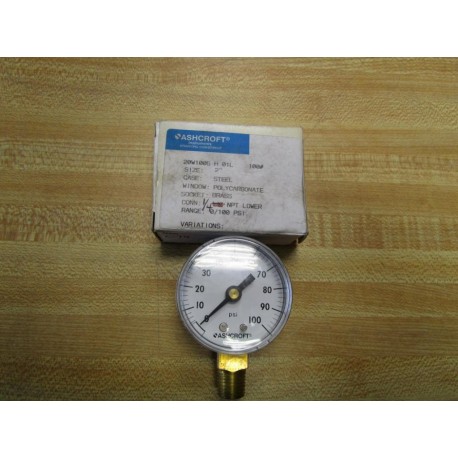 Ashcroft T01923508G Pressure Gauge