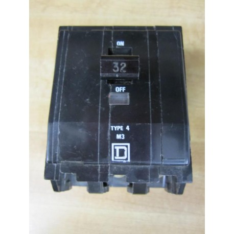 Square D Q0-X Circuit Breaker DS 3871:1965 - Used