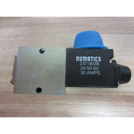 Numatics 237-963B Solenoid Valve - New No Box