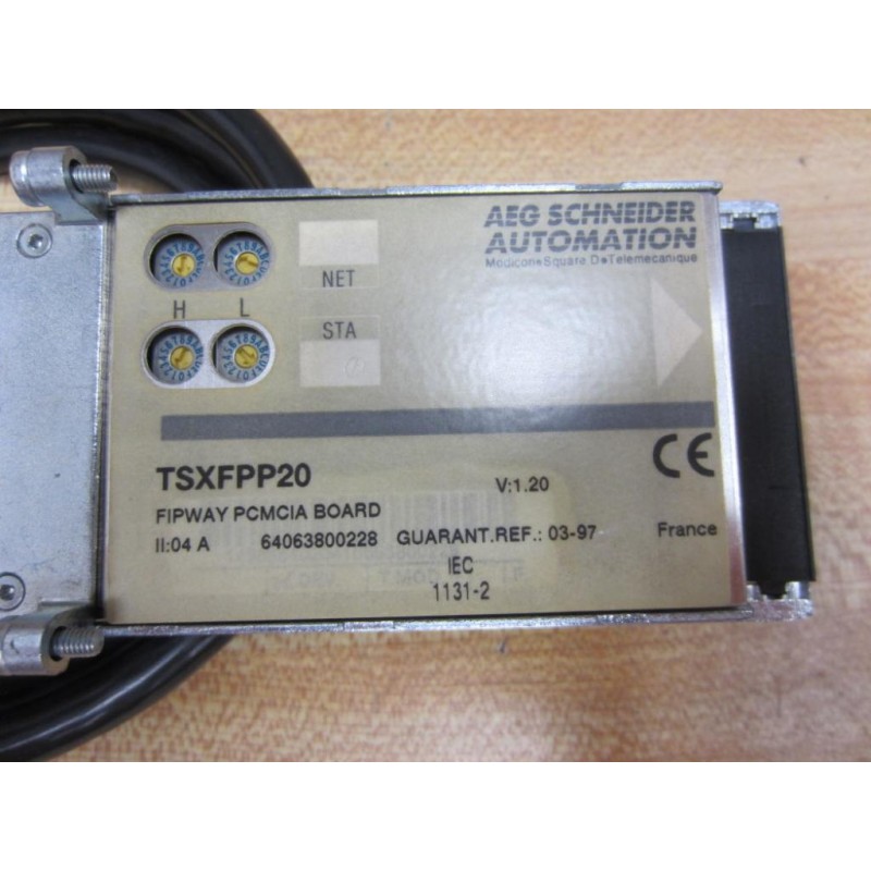TSXFPP20 Fipway pcmcia board  USED TSXFPP20 SCHNEIDER 