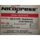 Nicopress 188-8-VF6 Oval Sleeve (Pack of 10)