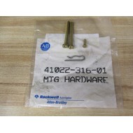 Allen Bradley 41022-316-01 Mounting Hardware 4102231601 (1) 4 Screw