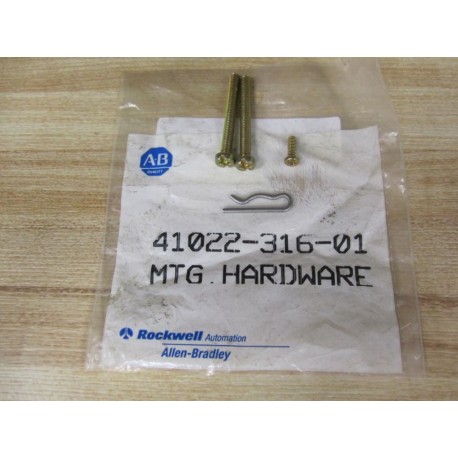 Allen Bradley 41022-316-01 Mounting Hardware 4102231601 (1) 4 Screw