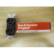 Pass & Seymour BR20 Brown Duplex Receptacle