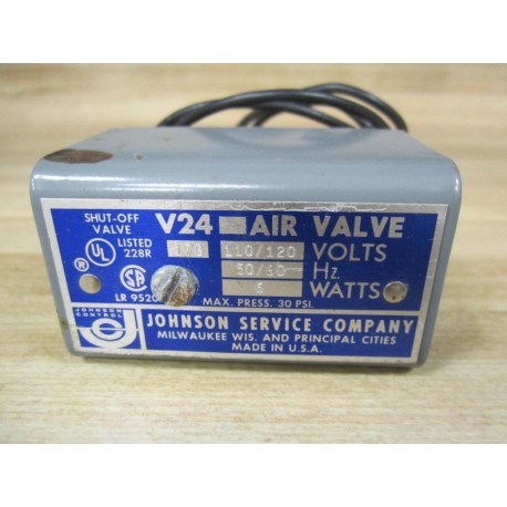 Johnson Controls 02-376-300 Valve V24-2 02376300 110-120V - New No Box