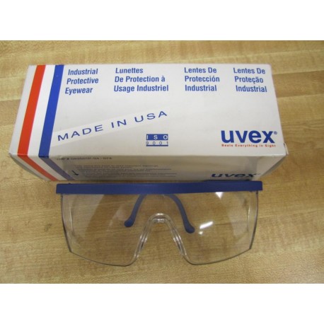 Uvex S4500 Blue Frame Clear Lens Safety Glasses