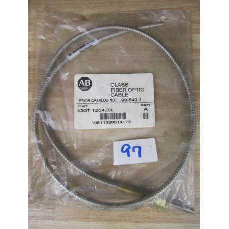 Allen Bradley 43GT-TZC40SL Glass Fiber Optic Cable 99-540-1 Series A