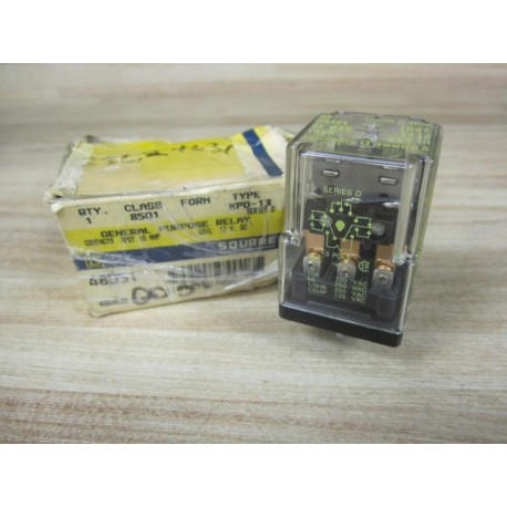 Square D 8501-KPD13 Relay 8501KPD13