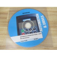 Siemens Advanced Operator Panel Documentation CD