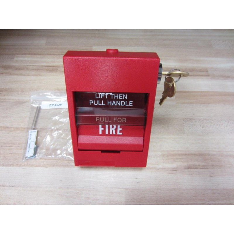 Edwards Fire Alarm Pull Station Model 279B-1110 Red Dual Action 