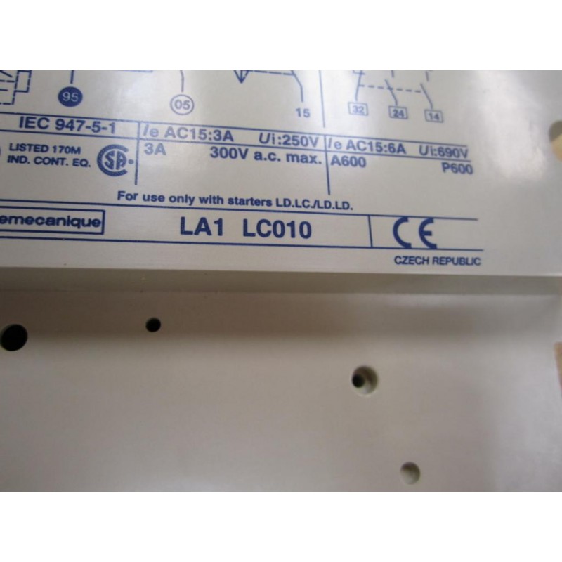 LA1LC010 telemecanique Contacteur auxiliaire auxiliary 018010 