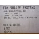 Fox Valley Systems MD6PAK1 Masking Wheels Set (Pack of 2) - New No Box