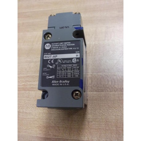 Allen Bradley 802T-AP Limit Switch 802TAP Ser H - New No Box