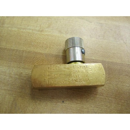 Parker F400B Flow Control Valve - New No Box