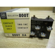 Allen Bradley 800T-XA Old Style Black Contact Block