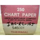 Leeds And Northrup 545001 Thermal 250 Chart Paper (Pack of 3)