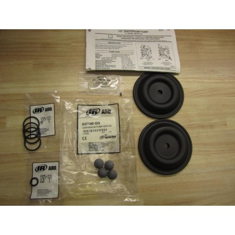 Ingersoll-Rand 637140-GG Diaphragm Pump Repair Kit