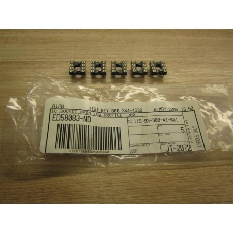 Digi-Key 115-93-308-41-001 Board Mount Connectors (Pack of 5)