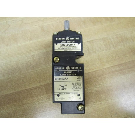 General Electric CR215GFA Limit Switch wHead CR215GH47 - New No Box