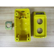 Square D 9001-BW75Y 2 Unit Pendant Station 9001BW75Y Enclosure Only - New No Box