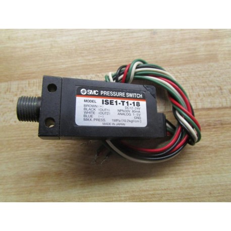 SMC ISE1-T1-18 Pressure Switch - New No Box