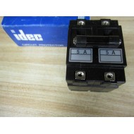 IDEC IZUMI NRAN-2100-5A-AA 2 Pole Circuit Protector NRAN21005AAA